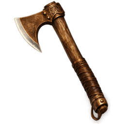Hacha de madera